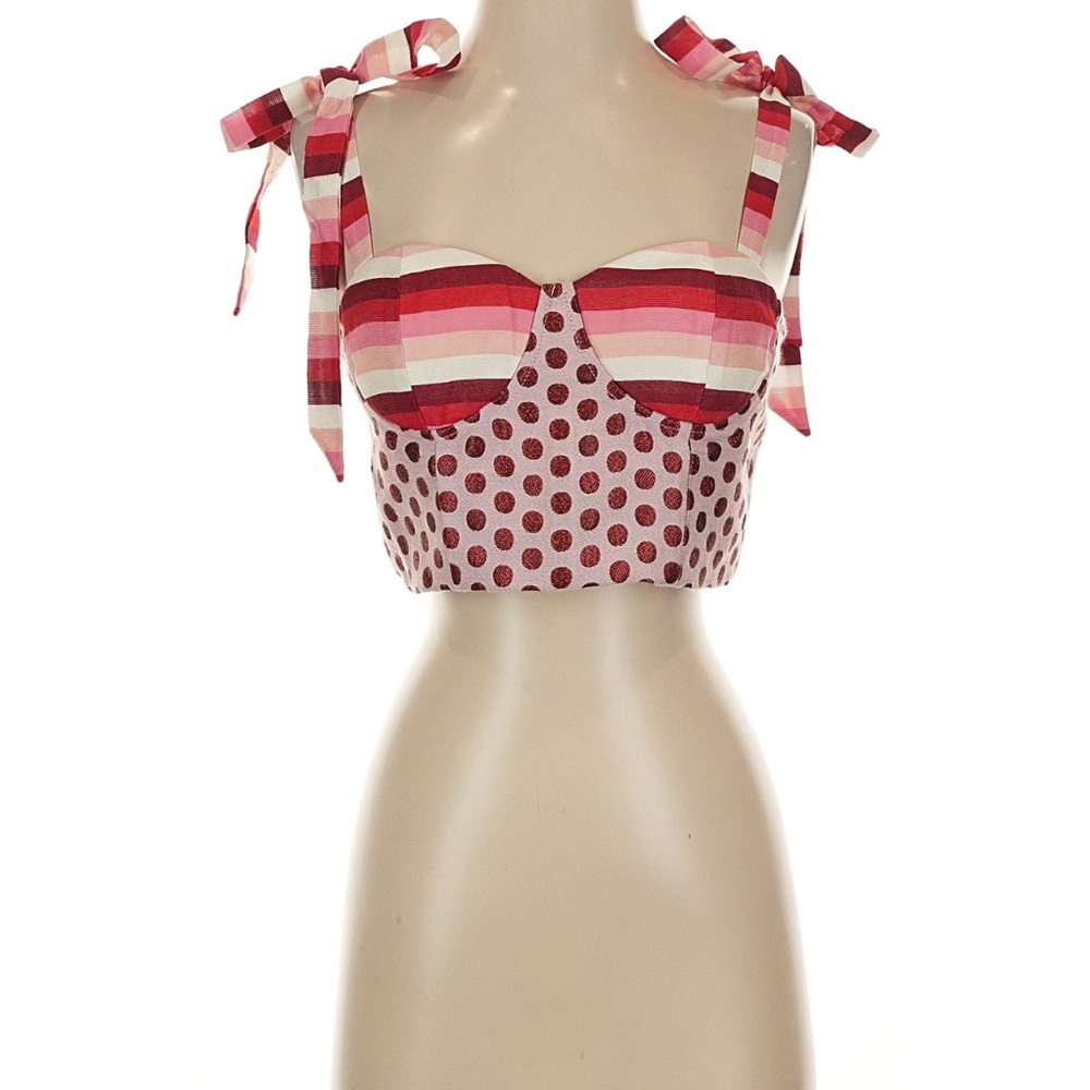 😱RARE😱Striped and Polka Dot Women's Top